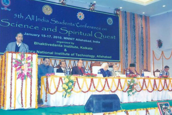 Fifth All India Students’ Conference on Science and Spiritual Quest, January, 2010, MNNIT Allahabad, Uttar Pradesh, India